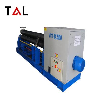 China Building Material Stores T&L Brand CNC 3 Roller Plate Bending Machine 4 Roller Bending Machine W11-6*1500 for sale