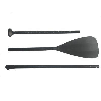 China Enjoy Experience Quality Usual Black Blade Wonderful Surfing Aluminum Paddles Adjustable 170-210cm 3 Pieces Durable Stand Up Paddleboard SUP Paddle for sale