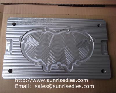 China CNC engraved aluminum hot press dies, China factory CNC hot press dies process for sale