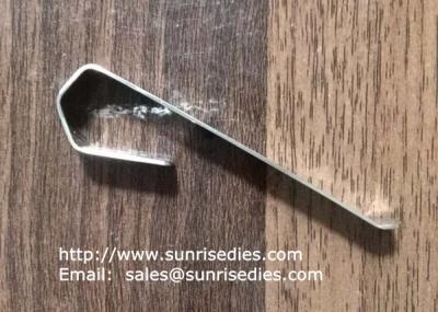 China Stamped Spring steel clips, OEM spring steel clips by hydraulic press for sale