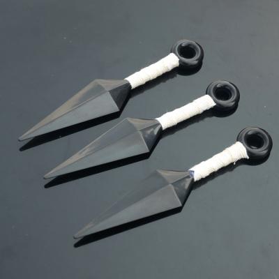 China Hot Eco-friendly Cosplay Party Custom Props Plastic Toy Glue Kunai Ninja Arms Kakashi Akatsuki Uchiha Itachi Shuriken 3 PCS Set for sale