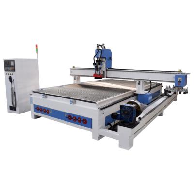 China Houtbewerking 4 Ascnc de Machine van de Routergraveur, de Ascnc van 380v 9.0KW Axyz 4de Router Te koop