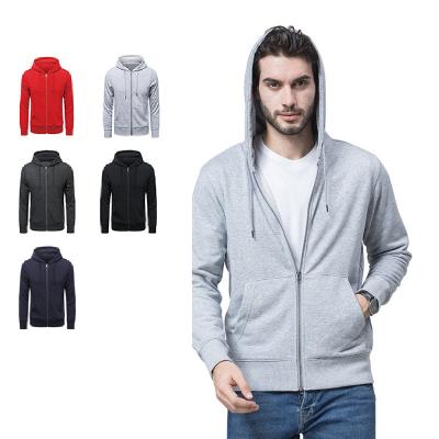 China Wholesale Custom Breathable Mens Zipper Up Hoodie Vintage Customized Knitting Streetwear Long Sleeve Spring Hoodies for sale