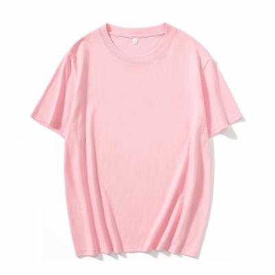 China Wholesale Plain Printed Blank Logo T-shirts Women Anti-Wrinkle Customized 100% Cotton T-shirt for sale