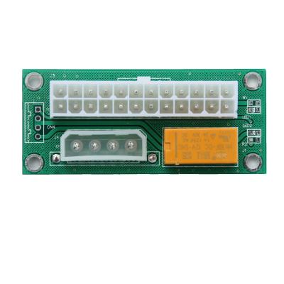 China Electronic Products Power Supply Start Board ATX 24 Pin To 4pin Mo-lex Dual Synchronous Synchronization Adapter Add2psu for sale