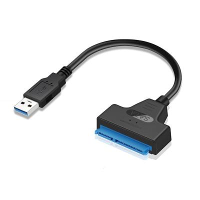 China COMPUTER 20cm USB 3.0 Hard Drive Adapter Cable SATA 22PIN HDD Cable to SATA III 7+15pin SATA for 2.5inch HDD/SSD Adapter Converter for sale