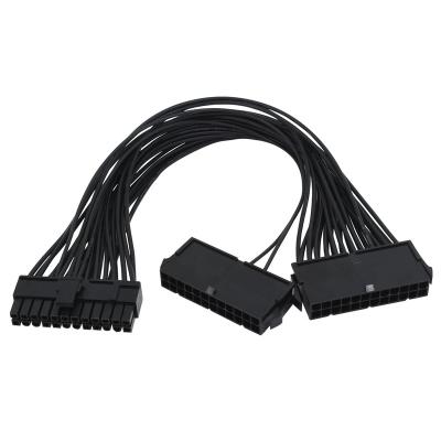 China PSU Power Supply Adapter Cable Synchronous Timing ADD2PSU Starter Supplement COMPUTER ATX 24 Pin Molex Dual for sale