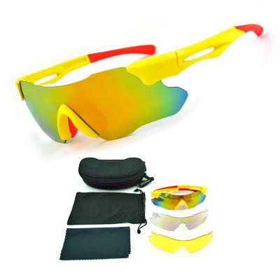 China Manufacturer 100%UV Glasses OEM/ODM Interchangeable Sports Glass Protective Sunglasses For Outdoor Activity for sale