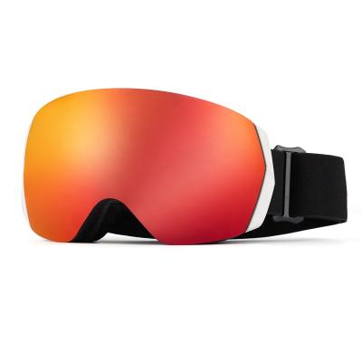 China Anti impact & Custom OEM Anti Fog Dual Lens Sport New Design Snow Ski Goggles Anti Fog Glass Magnetic UV400 Impact Glasses Custom Made OEM Snow Skiing Goggles for sale