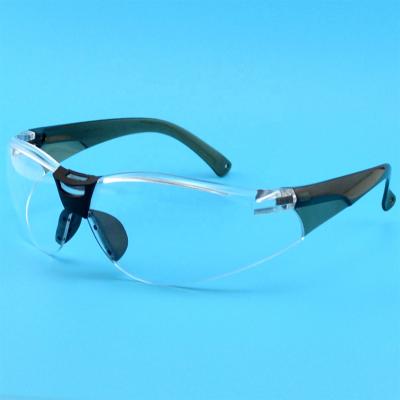 China Free Sample CE Clear Glass Nose Pad Soft Rubber Protective Safety Glasses Work ANSI Standard z87.1 for sale