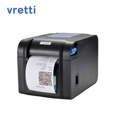 China Black Popular 80mm Thermal Sticker Printer Product Label Printer With Blue Tooth USB Interface for sale