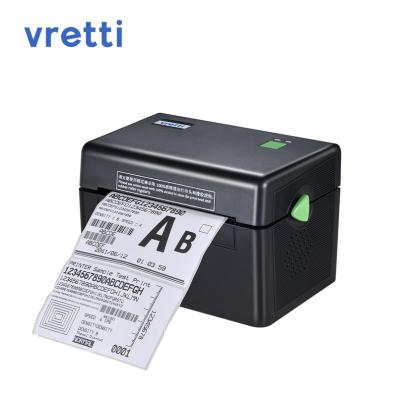 China Black Economical And Practical 4x 6 Shipping Label Printer Desktop Address Label Printer With Label Holder for sale