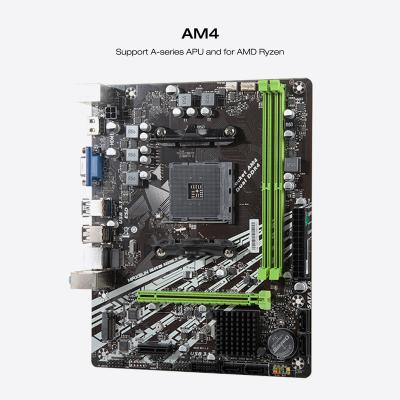 China MAXSUN AM4 A320M-VH M.2 Challenger AMD ddr4 memory slots RAM nmve m.2 sataII sataII ssd desktop mainboard for desktop for sale