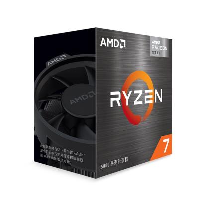 China Desktop AMD R7 5700G Cezanne 8-Core 3.8 GHz Socket AM4 65W 100-100000263BOX Processor AMD Radeon Desktop Graphics for sale