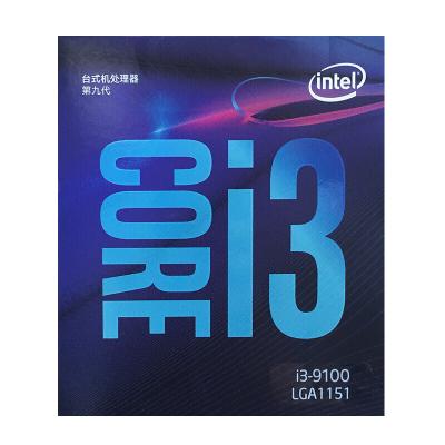 China 4-Core 3.6 Coffee i3-9100 (4.2 GHz Turbo) LGA 1151 (300 Series) Lake 4-Core 3.6 GHz Processor 65W UHD Desktop Desktop Graphics for sale