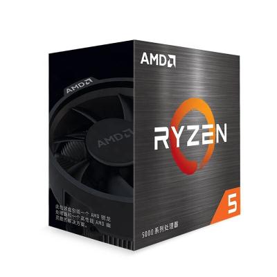 China Desktop AMD R5 5600X 6-Core 3.7 GHz Socket AM4 65W 100-100000065BOX Desktop Processor for sale