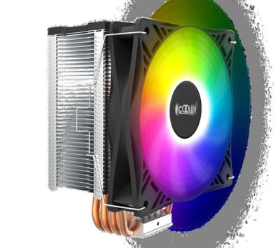 China Cooler Computer Case PCCooler X4S 4 Heatpipes CPU Fan 120mm 4pin Blue LED With Quiet PWM Fan for sale