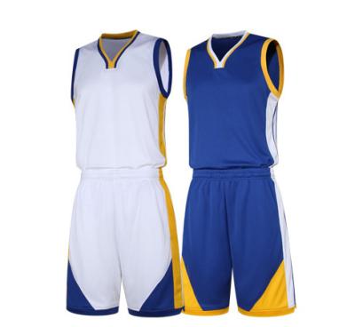 China Antibacterial Basketball Uniforms Made In China White Basketball Tank Tops To Print Mens Basketball Tank Tops for sale