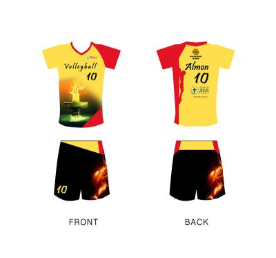 China Eco - Friendly Volleyball Jersey Custom Design Mens Volleyball Jersey Volleyball Uniforms for sale