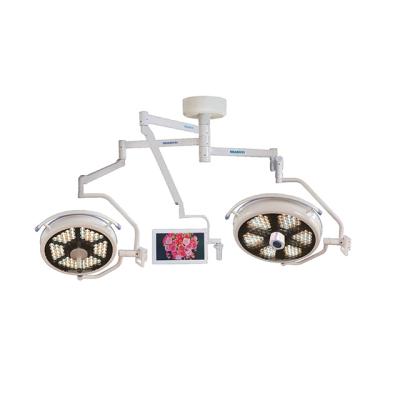 China Aluminum Alloy CE Certificate 2 Year Warranty 160000 Lux Remote Control Dual Head Medical Ceiling Lamp for sale