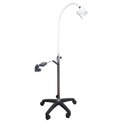 China Residential Adjust Lighting Mobile Surgical Exam Lamp Battery Approved With 5 Casters for sale