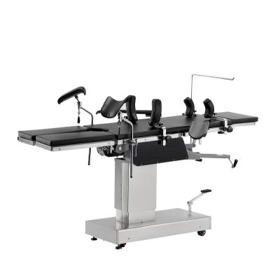 China Stainless Steel Medical Equipments Low Price Surgical Hand Control Operation Table With Separate Leg Parts For Hospital Operating Room for sale