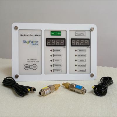 China Metal Factory Price LCD Display Medical Key Gas Alarm Panel Gas Pressure Alarm for sale