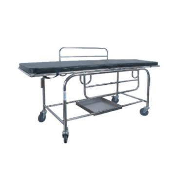 China Commercial Equipment Price Hospital Furniture Patient Stretcher Trolley For Emergency With Stainless Steel Side Rails And Removable Stretcher for sale