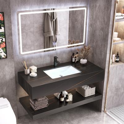 China Small Modern Hot Selling Sarroland Marble Single Sink Wash Basin Wall Mounted Stone Sink Countertop Stone Sink Porcelain Sink for sale