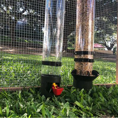 China Poultry Drinker Water Factory Customized Outdoor Automatic Drinker Bird Feeder Used For Dogs Cats Birds for sale