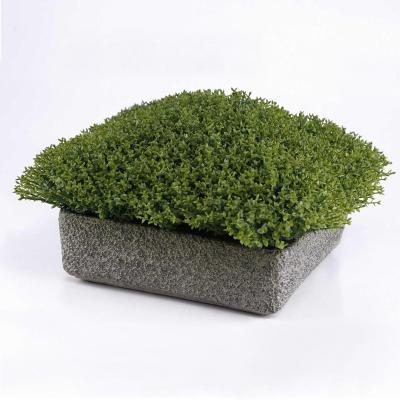 China Home Decoration Custom Design Cool Fabric Green In Vase Home Decoration Faux Grass for sale