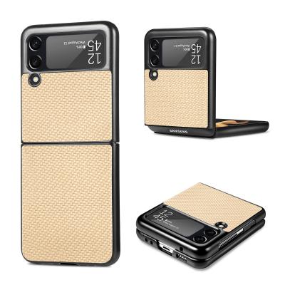 China New Shockproof Hard PC Case For Samsung Galaxy z Flip 2 Flip 3 Clear Phone Case Mobile Back Cover For Z Flip for sale