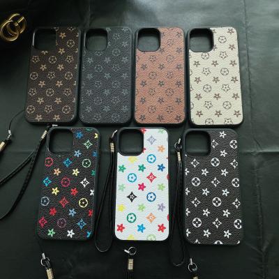 China NEW Hot Selling Luxury Shockproof Phone Case For Phone 12 Pro 7/8 Max Plus Case With Strap for sale