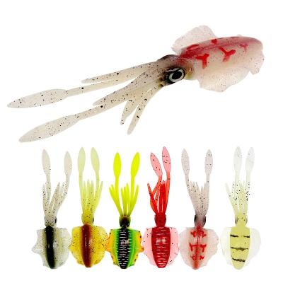 China Durable Well-designed Sea Fishing Squid Lure Octopus Deep Sea Soft Bait for sale