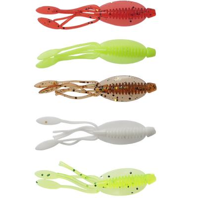 China New 10 Pieces 65mm Squid Plastic Lures Ocean Soft Bait Bag Fishing Combo Lure YE303 for sale