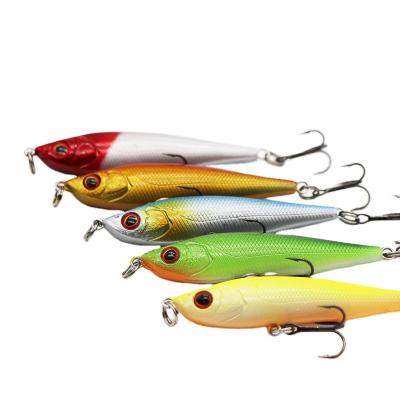 China Wholesale Durable Top Water Fishing Long Spray Bait Outdoor Best Freshwater Hooks 7cm Pencil 8g Sinking Minnow Hard Lure for sale