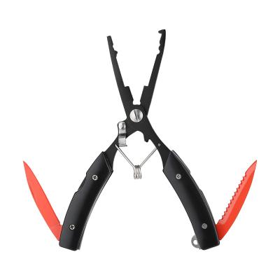 China Multifunctional Stainless Steel Tool Fishing Pliers Fishing Jig Scissors Tips GJ-005 for sale