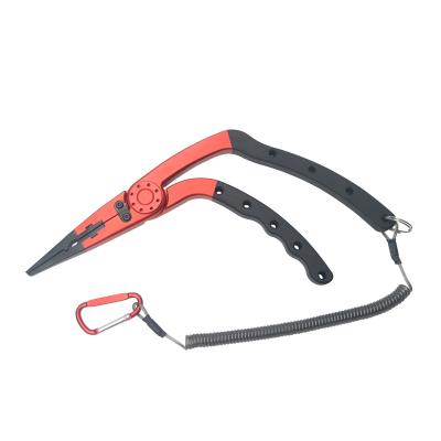 China Extended version aluminum alloy fishing pliers tools for fishing clipping pliers factory GJ-006 for sale