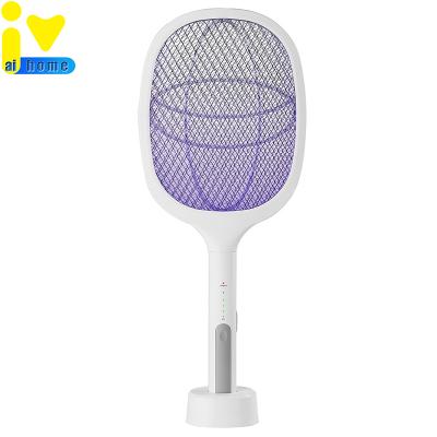 China 2022 Viable New Electronic Powerful Fly Swatter Grid Mosquito Fly Killer Machine Trap Lamp for sale