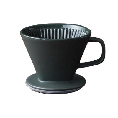 China Wholesale Minimalist Porcelain MUSE Pour Over V60 Filter Coffee Dripper For Coffee Maker 1-6 Cup for sale