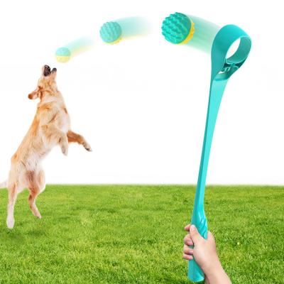 China Amazon Viable Topseller Toy Combo Set With Soft and Durable Rubber Chew Ball Dog Ball Launcher for Pet Toy for sale