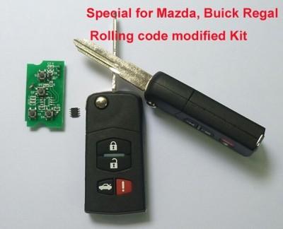 China anti-theft remote control car Rolling code HCS 300 HCS301 key remote modification kit for sale