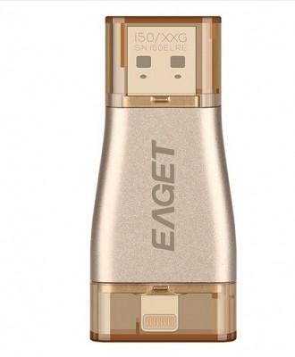 China Brand new EAGET i50 Flash drive for iPhone, iPad, Apple Computers USB 3.0 flash drive for sale