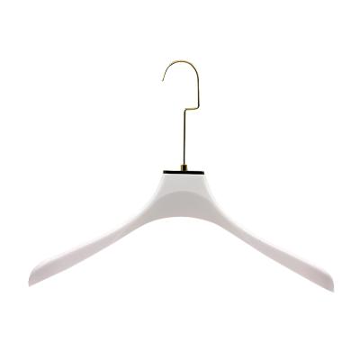 China CLASSIC wholesales custom luxury boutique plastic hangers, man's top display acrylic hanger for sale