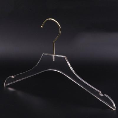 China Morden Luxury Customized Kids Acrylic Hangers, High Quality Plastic Hangers For Clothes for sale