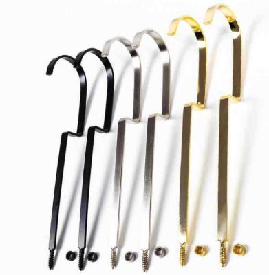 China Morden wholesales factory price modern luxury metal long towel clothe accessories hooks for hangers for sale