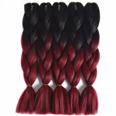 China Jumbo Braid Hair Extension Synthetic Braiding Hair Extensions Jumbo Crochet Braids Synthetic Cheap Braiding Hair for sale