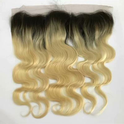 China Silky Straight Wave HD Lace Bandeau 1b/613 HD Swiss Sheer Lace Frontal Closure 13x6 Eear To Ear Lace Frontal 13x4 for sale