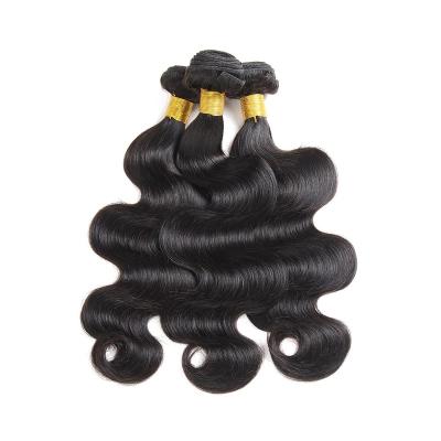 China Cheap Unprocessed Indian Silky Straight Body Wave Hair Weaves Brazilian Virgin Body Wave Hair Weft for sale