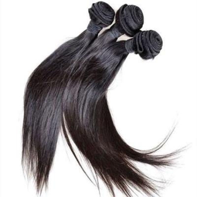 China Natural Color Remy Straight Weft Factory Double Wave 100% Virgin Human Hair Natural Soft Silky Straight Drawn for sale